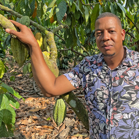 Ramon Mosquea, cacao farmer and member of CONACADO co-op in Dominican Republic