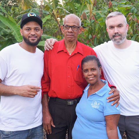 CONACADO cacao farmer members and Equal Exchange staff in the Dominican Republic