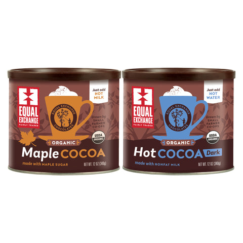 One can each of Maple Cocoa and Hot Cocoa Dark mix.