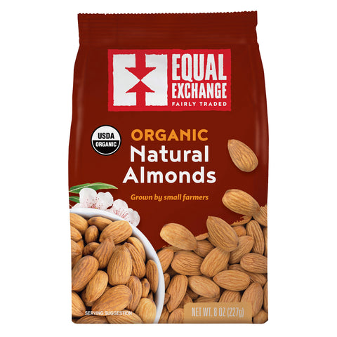 Organic Natural Almonds bag