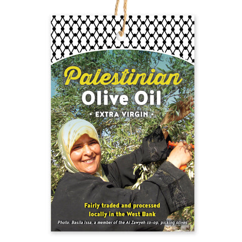 front of olive oil hang tag