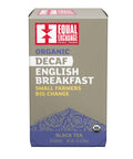 Box of Equal Exchange Organic Decaf English Breakfast Tea with 20 tea bags