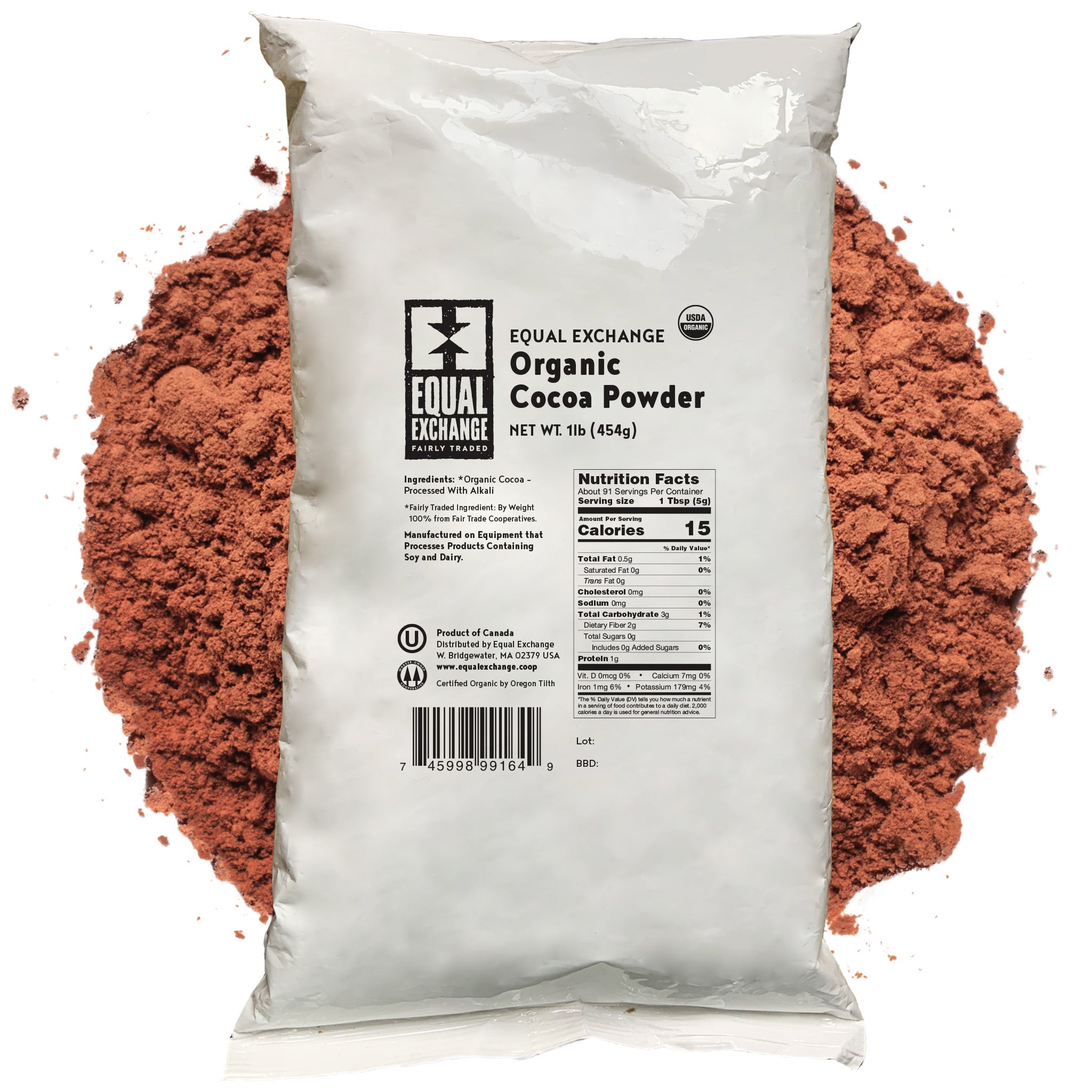 Organic Baking Cocoa Powder, 1lb bulk bag – Equal Exchange