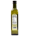 Organic Extra Virgin Olive Oil bottle, back