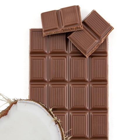 Unwrapped Organic Coconut Milk Chocolate Bar