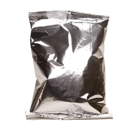 front of silver satellite pack of coffee