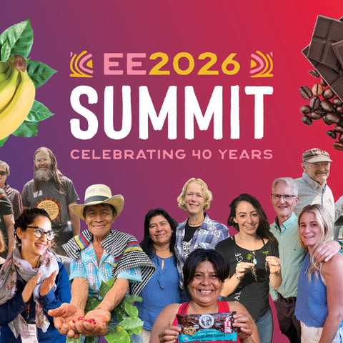 group of people on a purple and red gradient background the says EE 2026 Summit Celebrating 40 Years
