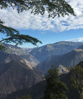 Peruvian landscape with mountains