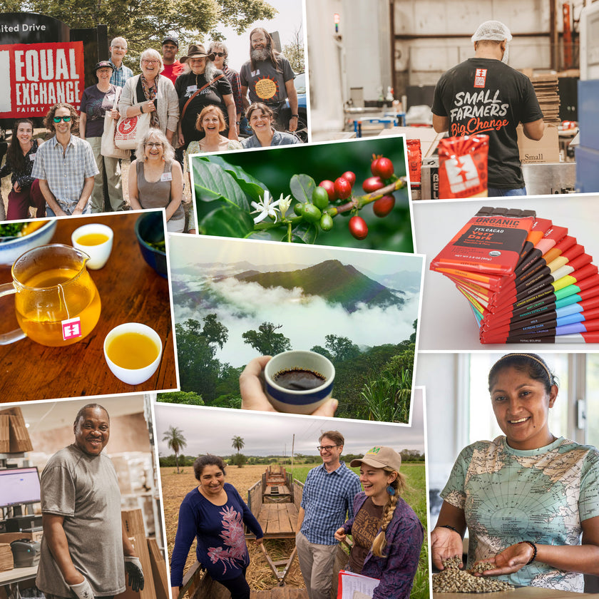 Fairly Traded Coffee, Chocolate, Tea & Snacks Equal Exchange