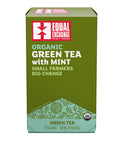 Box of Equal Exchange Organic Green Tea with Mint with 20 tea bags