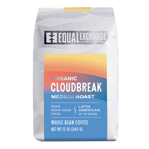 Organic Cloudbreak Medium Roast Coffee, 12oz whole bean