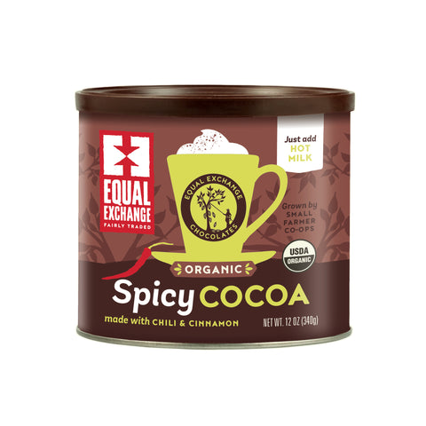 Organic Spicy Hot Cocoa Mix, 12oz can