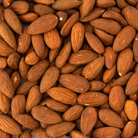 close up of Equal Exchange organic roasted almonds