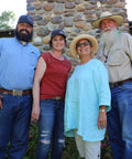 Burroughs Family at their farm in Denair California