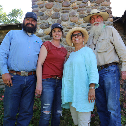 Burroughs Family at their farm in Denair California