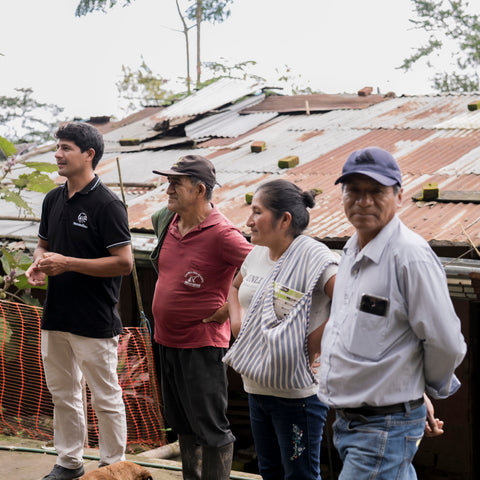 Flor Violeta with fellow members of Norandino co-op, Peru