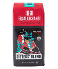 Organic Sisters' Blend ground coffee bag