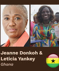 Jeanne Donkoh & Leticia Yankey, from Ghana