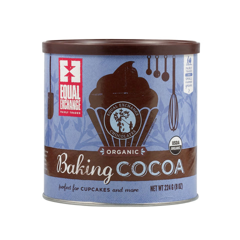 Can of Organic Baking Cocoa