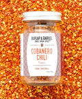 A bottle of Cobanero Chili Flakes